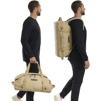 Thule Спортивная сумка 3205445, 40L, 1.4kg, полиэстер, нежно-бежевый, 56x32x25.5cm, 2-в-1 дизайн, водоотталкивающий (3205445)