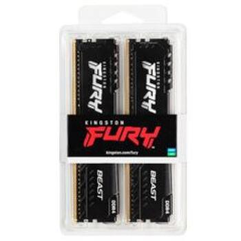 Kingston Оперативная память (RAM) Fury Beast KF432C16BBK2/16, 16 ГБ, 3200 МГц, 1.35 В, комплект из 2 модулей, CL17 (KF432C16BBK2/16)