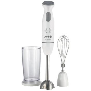 Gorenje Rokas blenderis HBC802QW, 800 W, plastmasas trauks, 0.5 L, balts, noņemams uzgalis, 4 asmeņu nazis (HBC802QW)