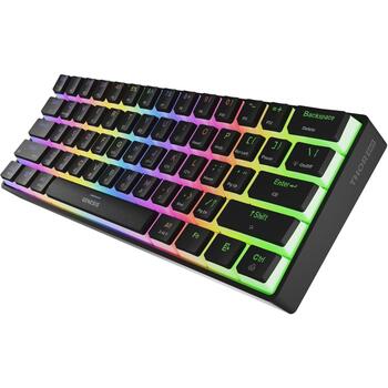 Genesis THOR 660 G2 игровая клавиатура, NKG-1916, 2.4GHz, Bluetooth, USB-C, 61 клавиша, RGB, линейный, черный (NKG-1916)