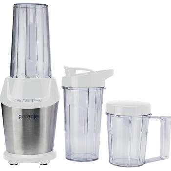 Galda blenderis ar 1000 W jaudu, 0.75 L Tritan trauku un ledus smalcināšanas funkciju BN1000E Balts Gorenje (BN1000E)