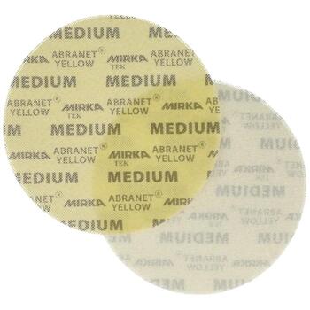 MIRKA abrazīvs Abranet® Yellow Ø 225 mm Grip P180 20gb. (AY22302018)
