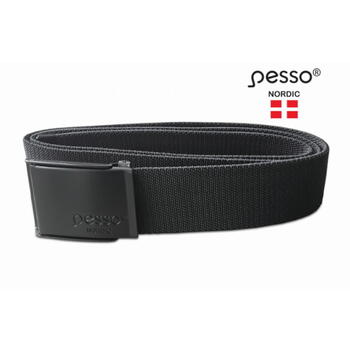 Pesso DEP120 эластичный ремень, 120 см, 4 см, черный, металлическая пряжка, 55% полипропилен, 45% резина (DEP120)