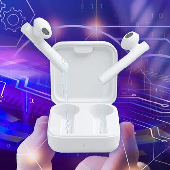 Manta Беспроводные наушники MTWS004X, 12ч, 32Ω, IPX5, 20-20000Гц, 10мм, Bluetooth 5.0, Siri, Google Assistant (MTWS004X)