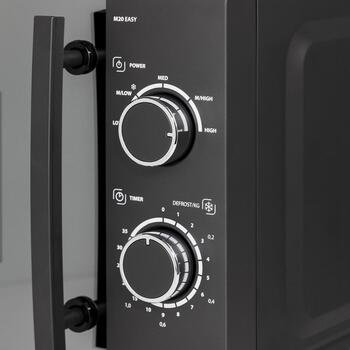 Caso Микроволновая печь M20 EASY 03309, 20 Л, 700 Вт, серебристая, с таймером, без гриля, без конвекции (03309)