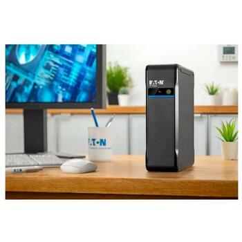 Eaton UPS 3P700D 0.7 кВА, 420 Вт, 4 C14 разъема, 7 Ач, 12 В, 25 дБ, LED дисплей, без комплекта для установки (3P700D)
