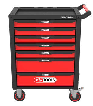 Instrumentu ratiņi RACINGline, 7 atvilktnes +598gab. kompl., Kstools (826.7598)