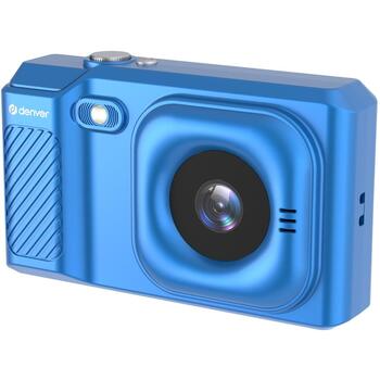 Denver Компактная камера DCA-4818 Blue 112170000020, 5MP, 2.8'' LCD, 1080P, 8x цифровое увеличение, USB-C, MicroSD до 64GB (112170000020)