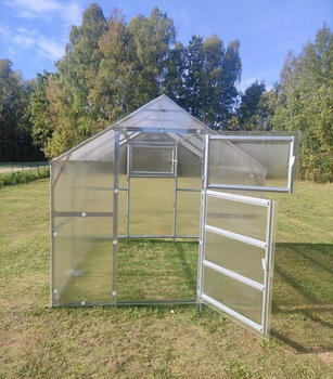 Siltumnīca KLASIKA BERNARD 2,35x6 m ar 6mm polikarbonāta pārklājumu 4779037492336 (181)