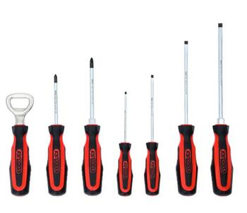 KSTOOLS Набор отверток 159.0015, PH1, PH2, плоские 3; 4; 5,5; 6,5 мм, 0,58 кг (159.0015)