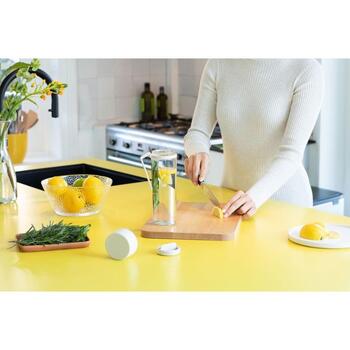BRABANTIA Make & Take ūdens pudele ar sietiņu, light grey (202421)