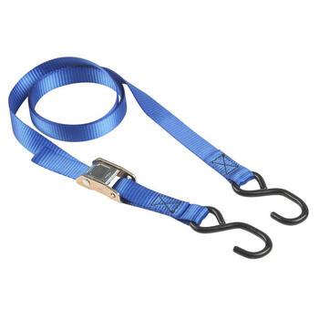 Kravas siksna ar sprādzi un S āķiem ECO 2 gab. 2 m 25 mm 4368EURDAT MASTERLOCK (4368EURDAT)