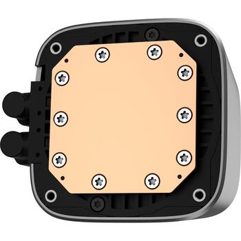 Deepcool LS720 A-RGB procesora šķidruma dzesētājs R-LS720-BKAMNT-G-1, 360 mm, 85,85 cfm, 32,9 dB(A), 3 ventilatori, PWM, RGB (R-LS720-BKAMNT-G-1)