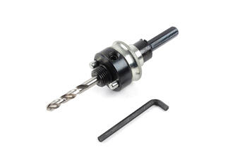 Caurumu zāģa adapters, K11261, KAMASA TOOLS, diametrs 30-152 mm, ar centrējo urbi (K11261)