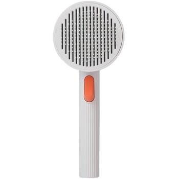 Petkit щетка для собак и кошек Grooming 2, 19x8.5x6.2cm, белая, универсальная, металлические иглы (PK414)