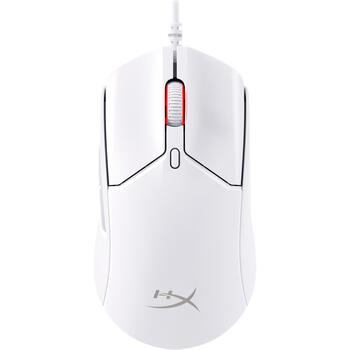HyperX Pulsefire Haste 2 6N0A8AA, spēļu pele, USB Type-A, 26000 DPI, 650 ips, 8000 Hz, 6 pogas, balta (6N0A8AA)