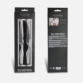 Pensofal Academy Chef Steak набор ножей 1106, 2 шт., 120 мм, 235 мм, нержавеющая сталь, подарочная коробка (1106)