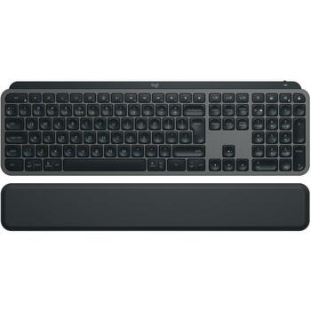Logitech Клавиатура MX Keys S 920-011589 Беспроводная, Bluetooth, QWERTY, LED подсветка, Graphite, USB Type-C зарядка (920-011589)