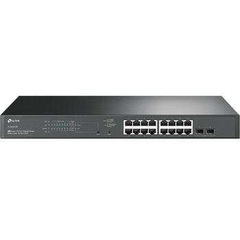 TP-LINK JetStream TL-SG2218P коммутатор, 16xGbE PoE+, 2xSFP, 150W, 36Gbps, Omada SDN (TL-SG2218P)