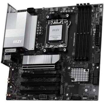 Msi Dēļa tips PRO B850M-P WIFI, AMD Ryzen 7000/8000/9000, DDR5 8200+ MT/s, 5G LAN, Wi-Fi 7, 4 DIMM, 3 M.2 (PRO B850M-P WIFI)