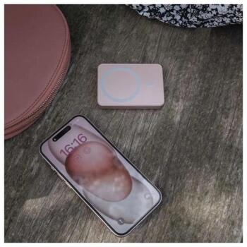 Emos Беспроводной Внешний Аккумулятор WI 522 B0555S, 5000 mAh, 20 W, алюминий, LED индикатор, быстрая зарядка (B0555S)