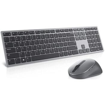 Dell Precision uzgaļu komplekts Pro Plus KM7321W 580-AJQJ_LT, 2.4 GHz, Bluetooth, 7 pogas, QWERTY, titāna pelēks (580-AJQJ_LT)