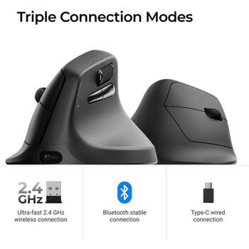 Keychron M5 USB мышь M5-A23, 30000 DPI, 8000 Гц, 600 мАч аккумулятор, 10м беспроводной диапазон, 5 профилей (M5-A23)