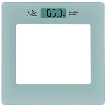 Jata Ķermeņa svari 290P, 150 kg, 100 g precizitāte, automātiskā izslēgšanās, LCD ekrāns, rūdītais stikls (290P)