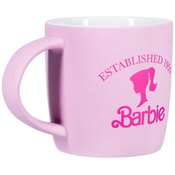 Paladone Barbie кружка PP13761BR, 0.4л, розовая, керамика, 1 кружка, можно мыть в посудомоечной машине (PP13761BR)