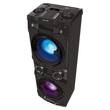 Супер праздничный Party Box с караоке 500W Bluetooth FM USB LED дисплей питание от сети черный PS-1500 SV-022020 Sven (SV-022020)