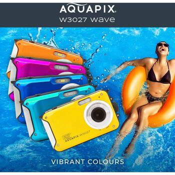 Easypix Aquapix W3027 Wave Yellow 10032, водонепроницаемая компактная камера, 30 Мп, 2.7
