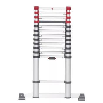 HAILO 037113131 Teleskopiskās kāpnes T80 FlexLine, alumīnijs, 13 pakāpieni, 380 cm, 150 kg, 111-380 cm (037113131)