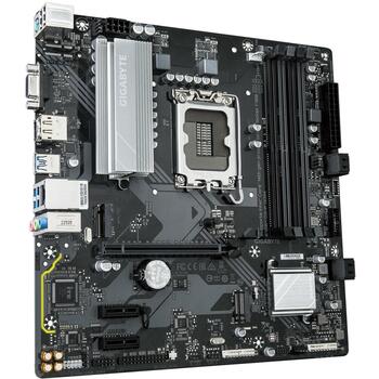Gigabyte Mātesplate B760M D3HP DDR4, atbalsta Intel Core 14. paaudzes CPU, 4+1+1 fāzes digitālais VRM, 2xPCIe 4.0 M.2, GbE LAN (B760M D3HP DDR4)