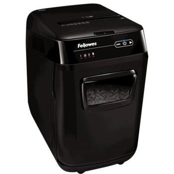 Fellowes Шредер AutoMax 200C 4653601, 200 листов автоматически, 10 листов вручную, 4x38 мм, P-4, Режим сна, Авто-реверс (4653601)