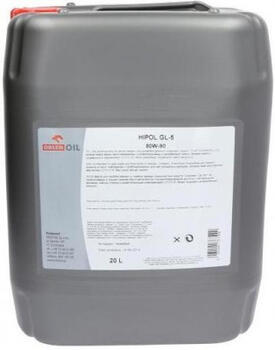 Orlen трансмиссионное масло QWO826K20, 80W/90, GL-5, 20л, минеральное масло, для гипоидных передач (QWO826K20)