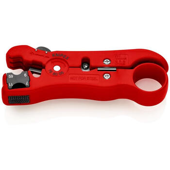 Инструмент для снятия изоляции, RG 59, RG 6, RG 7, RG 11 166006SB KNIPEX (16 60 06 SB)