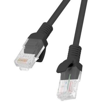 PATCHCORD KAT.6 UTP 1.5M CZARNY FLUKE PASSED LANBERG 10-PACK (PCU6-20CC-0150-BK)