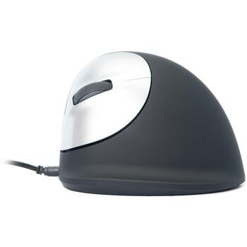 R-Go Tools USB datorpele HE Break RGOHELELA, 2400 DPI, 5 pogas, 1.69m kabelis, ergonomisks, melna (RGOHELELA)