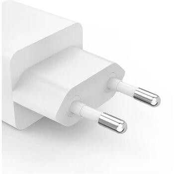Hama 00201993 GaN зарядное устройство, 45W, 1xUSB-C, 1xUSB-A, PD/QC 3.0, белый (00201993)