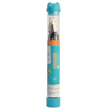 Devia USB кабель 120EC0200020, 1м, 5V 2.1A, microUSB 2.0, USB 2.0, тканевое плетение (120EC0200020)