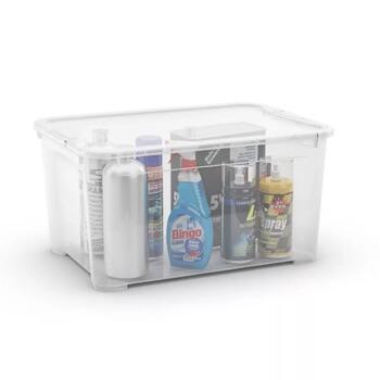 Kaste ar vāku T Box XL 47L 39x55,5x28,5cm caurspīdīga 0800698001 Curver (0800698001)