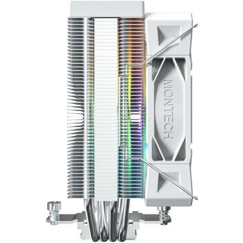 Montech CPU Dzesētājs NX400 ARGB (W), 12cm, 800-1950 RPM, 2.82 mmH2O, FDB, 12 V, balts (NX400 ARGB (W))