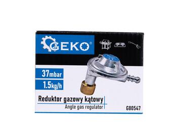 Geko газовый регулятор, G80547, 37mbar, 1,5kg/h, 9-10mm, внутренний левый 3/8