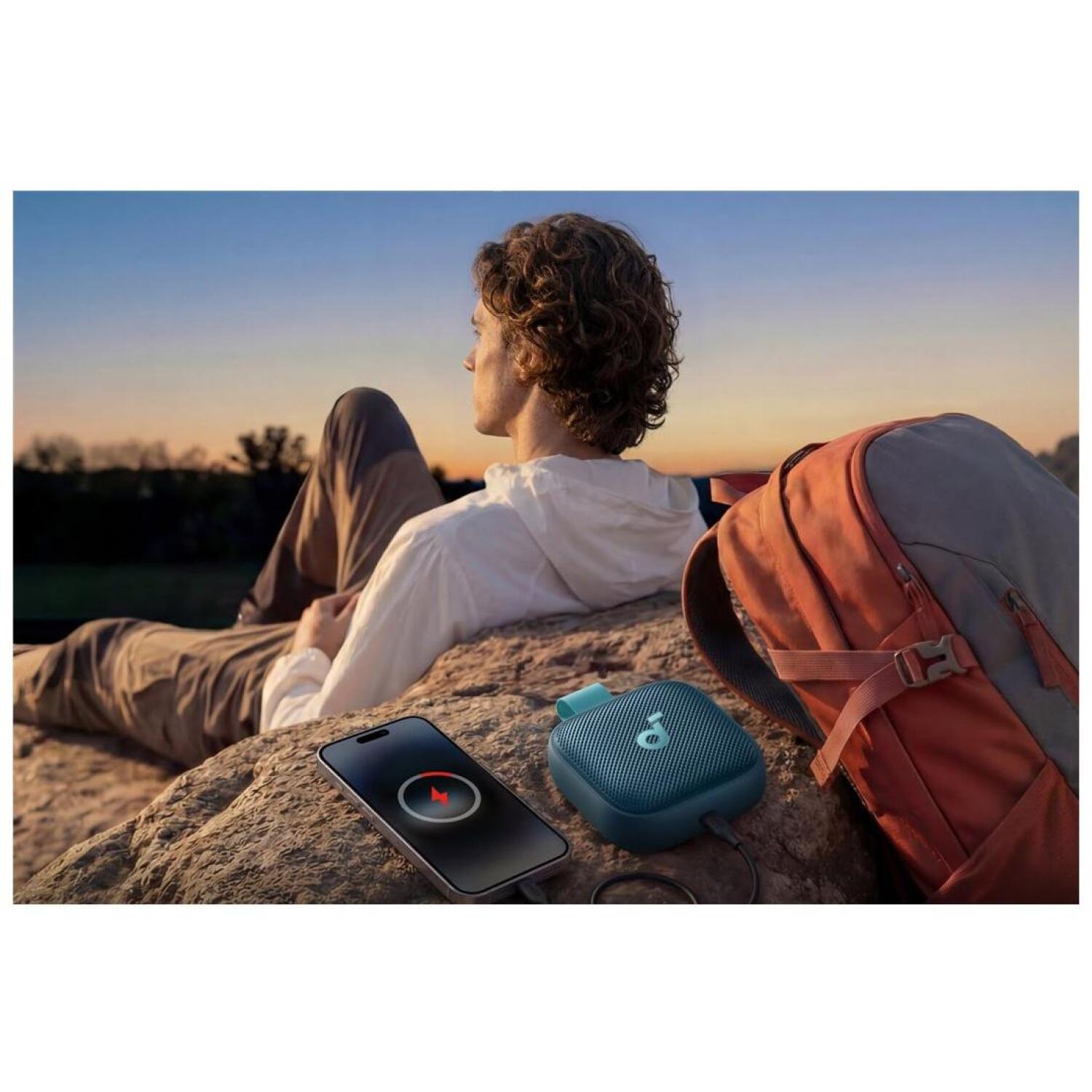 Anker Soundcore колонка Boom Go 3i D5103030, 15 Вт, Bluetooth 6.0, 24 ч, синий, водонепроницаемая, портативная (D5103030)