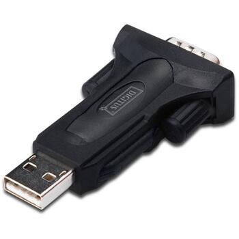 Digitus USB к последовательному адаптеру DA-70157, 0.8m, RS-485, FT232RL, черный, внешний, проводной (DA-70157)
