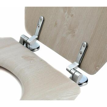 Beldray Деревянное MDF сиденье для унитаза LA033710WOAKPFEU7, 42,80см, 6,00см, 36,00см, белый, дуб (LA033710WOAKPFEU7)