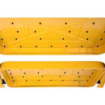 Vorel Двухступенчатая лестница 17730, 150кг, 2 ступени, 36x26мм, 90x47.5x49см, 99см, сталь, противоскользящие накладки (17730)