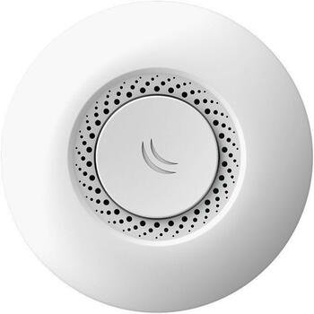 Mikrotik RBCAP2ND bezvadu piekļuves punkts, 1 RJ45, 802.11b/g/n, 185 x 31 mm, ar griestu stiprinājumu, strāvas adapteris (RBCAP2ND)