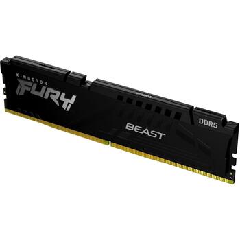 Kingston FURY Beast Оперативная память DIMM KF560C30BBE-32, 32 ГБ, 6000 MT/s, CL30, черный, ECC, XMP 3.0, EXPO (KF560C30BBE-32)