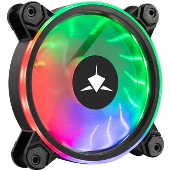 White Shark Охладитель NEBULA-2-B, 120x120x25mm, RGB, 12V, 2000mW, 25dB, 31CFM, Гидравлический, 1100±10%, 5-12V, 270-720±10mA (NEBULA-2-B)